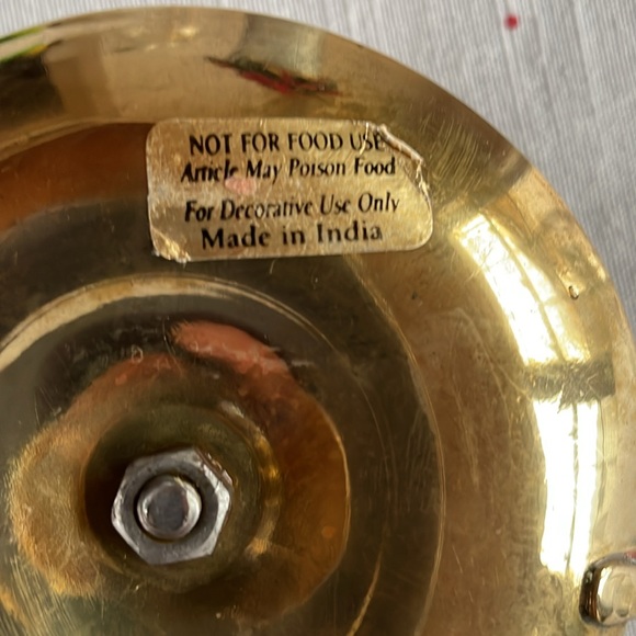 VTG 1970’s Mini Brass Candle Lamp - Picture 4 of 6